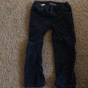 Navy corduroy pants for little boys